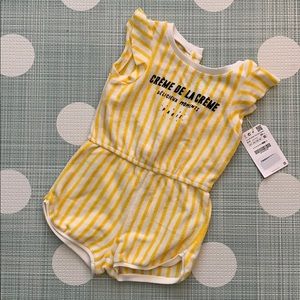 Zara little girls Creme De La Creme romper